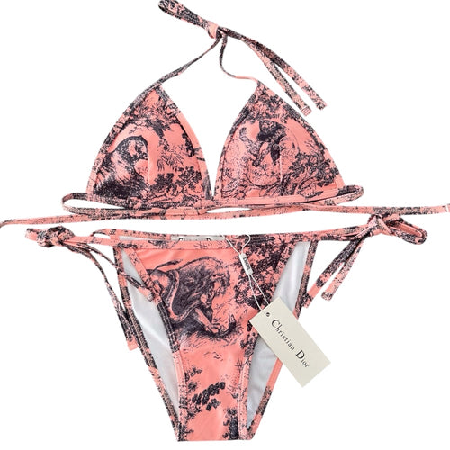 Designer Swimsuit 3 Piece Bikini Set With Skirt Cover Up🌸